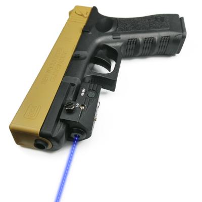 China Army Tactical Military Glock Laser Sight Fit Picatinny Rail Blue Hunting Dot Laser Scope For Pistol Rifle Air Guns Guns and Weapons Blue Army for sale