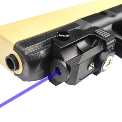 China Nylon Outdoor Tactical Blue Laser Sight Handgan Laser Sight, Used For Picatinny Rail Pistol Glock Rifle for sale