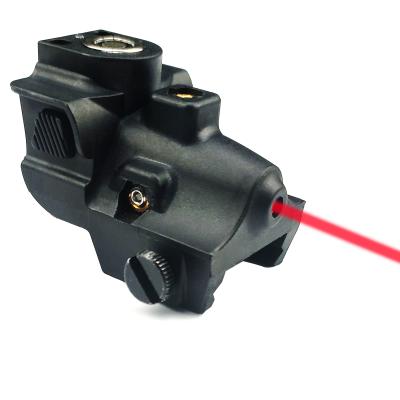 China Shockproof Red Dot Laser Sight Nylon Compact Laser Sight with Picatinny Rail for Pistol Gun Shotgun Rifle for sale