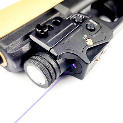 China Aluminum Alloy Tactictal Blue Laser Sight, Combo Blue Dot Laser Sight Laser Flashlight For Outdoor Hunting Psitol Rilfe for sale