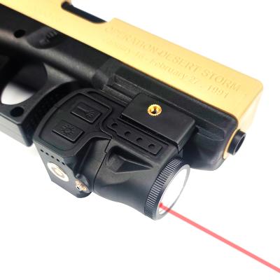 China Tactical LED Fabric Reinforced Nylon Flashlight and Red Laser Sight Combo Red Dot Sight for Pistol Airsoft Gun Lasers, Hunting Gear for sale