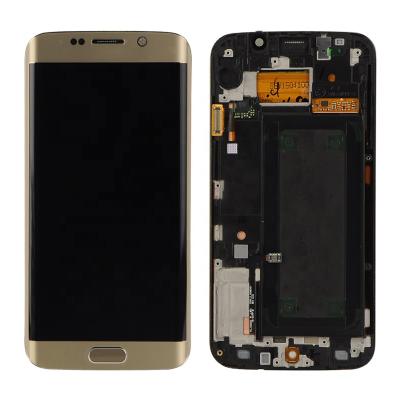 China Original Samsung galaxy s6 edge G925f lcd display assembly frame new OLED lcd panel replacement for sale