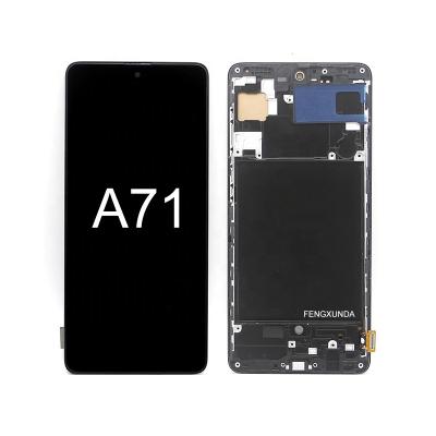 China LCD Display Mobile Phone OLED LCDs For Samsung Galaxy A71 A715 A715F A715FD LCD Display With Touch Screen Digitizer With Frame for sale