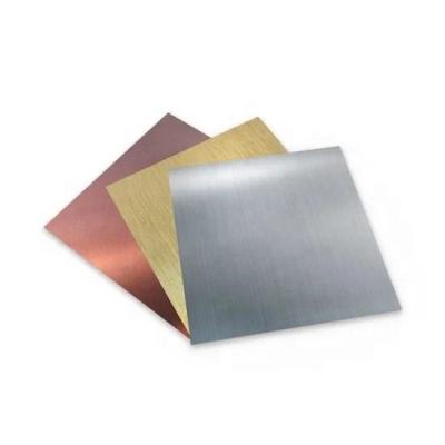 China Construction Factory straight stainless steel color plate price concessions for sale