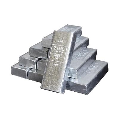 China Making pipes China Supplier Zinc Ingot Wholesale Price High Purity Zinc Ingots 99.99% for sale