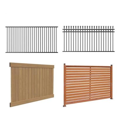 China Glass Wall Aluminum fence panel doors for gardens with aluminum pillars, coffee shops for sale