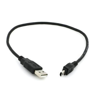 China High quality fast charging data electronics products dv ab 5v 1000ma 2000ma short usb 2.0 a male male 180 degree usb cable to mini b for Nokia n70 for sale