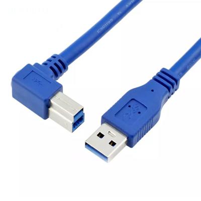 China Free Sample Electronics Products USB 3.0 A Male To B Male Right Angle Printer USB Cable for sale