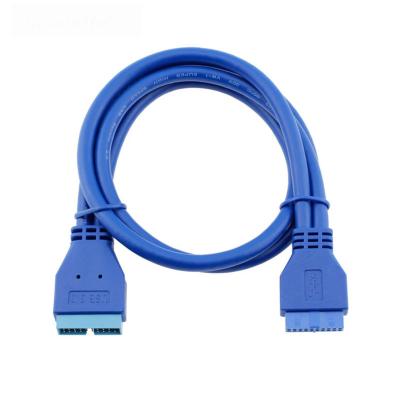 China Electronics Products Free Sample USB3.0 Header USB 3.0 20 Pin Male To Female Extension Power Motherboard Cable for sale