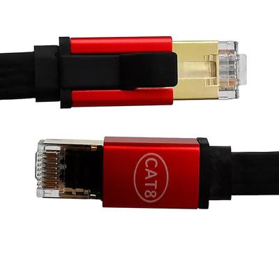 China Cat8 Network Cable 40gbp SSTP SFTP Low Voltage LAN Cat 8 Internet Shielded Ethernet Cable for sale