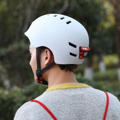 China Anti-collision Multi Color LED Light Sports Safety Motorcycle Electronic Adjustable Helmet 27*17*15cm for sale