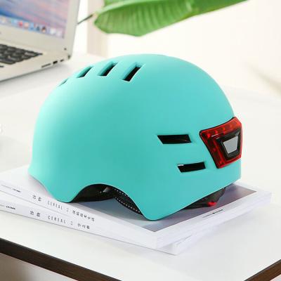 China Lightweight Motorcycle Electric Scooter Skate Bicycle Custom Helmet With Lamp For Outdoor 27*17*15cm for sale