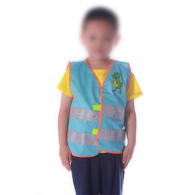 China High Visibility LED Hi Strength Safety Cartoon Reflective Vest Children High Visibility Kids Invest for sale