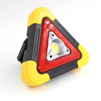 China Traffic Beware / Mountaineering Sign Post Car Emergency Tools Safety LED Outdoor Light Flashing Reflective Warning Triangle for sale