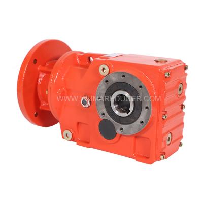 China Custom High Quality Building Material Shops Durable Using Various Reverse Reducer Right Angle Motor Gearbox for sale