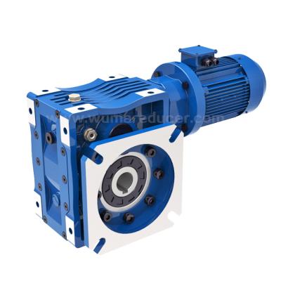 China Material of Construction Shop Factory Manufacture Gray Or Blue Aluminum Wah Hypoid Gear Reducer Various for sale