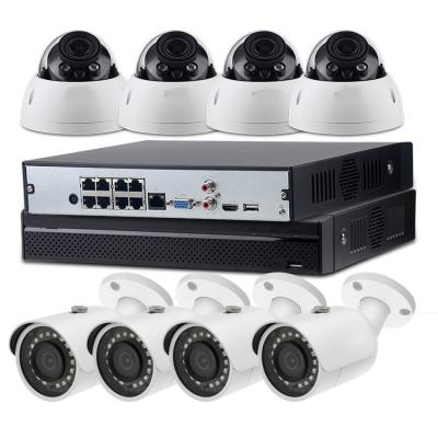 China NIGHT VISION CCTV8 4MP IP Camera IPC-HDBW4433R-S IPC-HFW1431SP-S4 NVR2108HS-8P-4kS2 Surveillance Security Camera System for sale