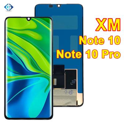 China 2021 New For Xiaomi Note 10 LCD Display With Touch Screen Assembly For Xiaomi MI Note 10 OLED 6.47