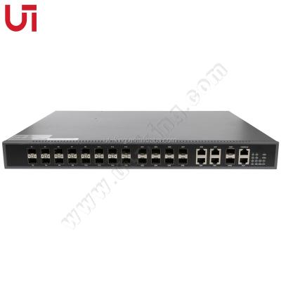 China FTTH FTTH Transmission 16 Pon 20km Ports Gepon Epon Olt With 4*10G SFP+ Uplink Compatible OLT Port for sale