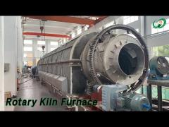 Continuous Rotary Kiln Furnace Nature Gas Customized For Powder Materials