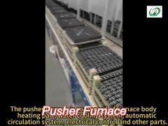 fully automatic sintering high temperature pusher type furnace