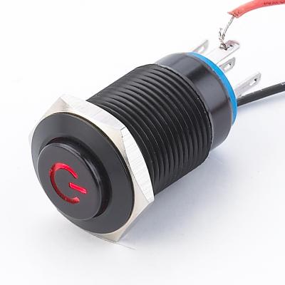 China Industrial Control 16Mm Round 5A Push Switch Round Push Switch Round Push Switch for sale