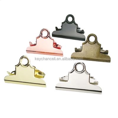 China 78mm Surface Treatment Butterfly Paperclip Metal Clipboard Clipboard Wood and Plastic Different Paperweight Clipboard for Menus for sale