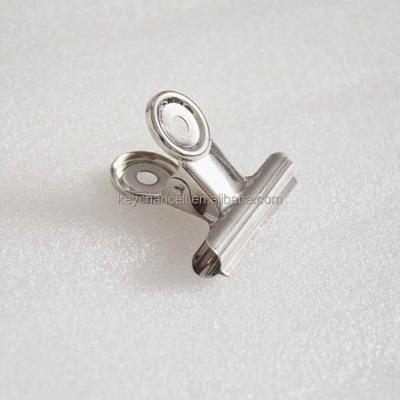 China school & Office Stationery 50mm Large Receipt Clip Metal Silver Bulldog Clip for sale