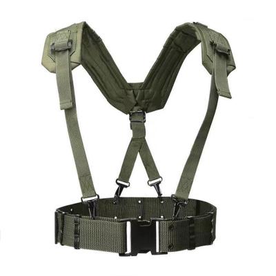 China Duty Strap Tactical Belt Suspenders Outdoor Army Y Belt Military Type for sale