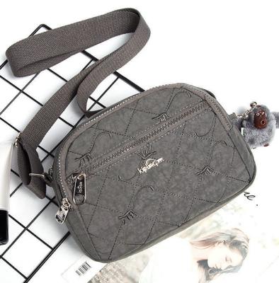 China 9 Color Inventory Polyester Women's Adjustable Lady Mommy Shoulder Bag Carry Phone Fanny Mini Pack For Outdoor Shopping for sale