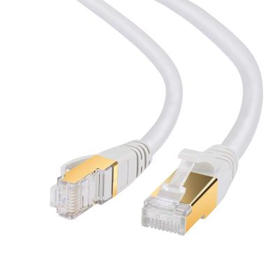 China Up To 2000MHz Bandwidth Glory High Speed ​​20Gbps STP RJ45 Gigabit Network Copper CAT8 Patch Cable 3feet for sale