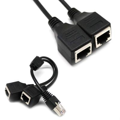 China Communication Cable Horizontal Glory Ethernet Extension Cable RJ45 Male To Shielded Female for sale