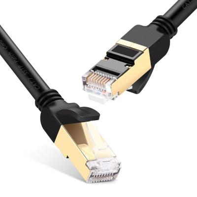 China Pass fluke TEST copper wire 600Mhz rj45 cat-7 gold plated sftp cable for sale