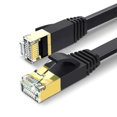 China Glory Good Quality Network Ethernet Communication Cable 3ft RJ45 Cat7 Patch Cable 1m Horizontal Yellow Green Cat 7 Patch Cord for sale