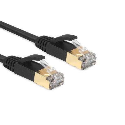 China Horizontal Communication Cable Glory 3ft SFTP PVC RJ45 Cat7 Patch Cord Telecom Cables 1m Cat 7 Horizontal Patch Cord For Network Communication Cable for sale