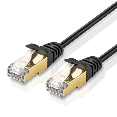 China Pass Fluke TEST Glory Factory Competitive Price SSTP Since pvc jacket rj45 gold plated cat7 patch cord 1m for sale