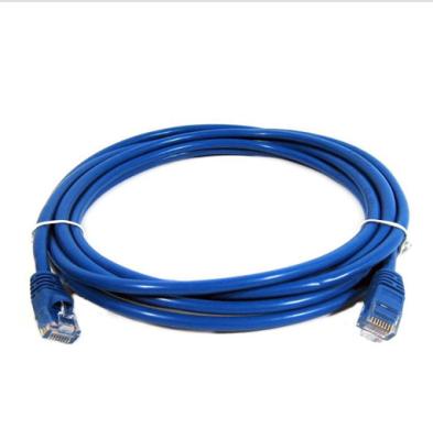 China Blue Lan Cable For Network Connection High Quality Office Internet Color 2 Meter Cat5e UTP Patch Cable for sale