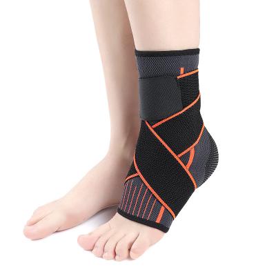 China Protective Elastic Sports Adjustable Ankle Bandage Support Ankle Brace Sleeves for sale