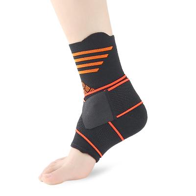 China Protection Fitness Compression Ankle Brace Sleeve Sports Anti Sprain Nylon Ankle Support for sale