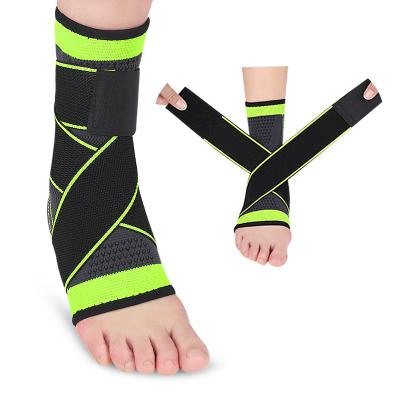 China Football Comfy Anti Sprain Basketball Ankle Compression Sports Protection Fixed Ankle Brace for sale