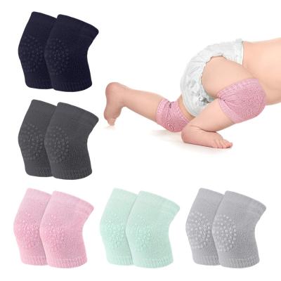 China Baby Cotton Infant Knee Pads Comfortable Safety Anti-Slip Crawling Knee Pads for sale