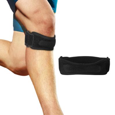 China Universal With Adjustable Knee Pad Strap Sports Knee Pad Soft Meniscus Pad Protector Patella Band for sale