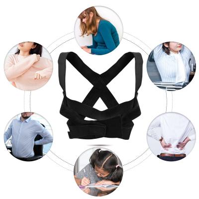 China Hot Elastic Back Brace Amazon Shoulder Posture Corrector Women Adjustable Fitness Posture Corrector for sale