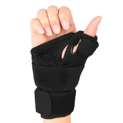 China Hand Sweat-absorbing Fixed Double-support Breathable Thumb Wrist Seal With Finger Splint Tenosynovitis Thumb Splint for sale