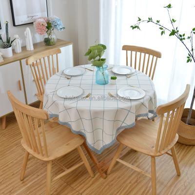 China Disposable Cheap White Round Wedding Decoration And Dining Table Cloth For Kitchen Table for sale