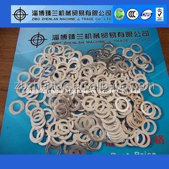 China Aluminum Gasket Wedge Aluminum Flat Gasket Thin Gasket for sale