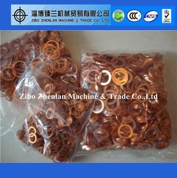 China Brass Thin Copper / Brass Oil Seals , Injector Copper Oil Seals for sale