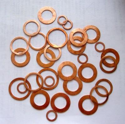 China DIN 7603 Flat Sealing Ring Gasket Copper Gasket for sale