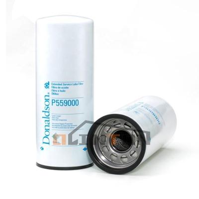 China Construction Works Excavator Oil Filter P559000 Part No VO2079 2101869 A047950 LF9001 for sale