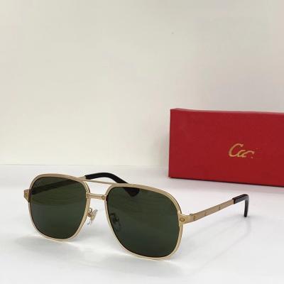 China Universal GLASSES designer CT0165S brand sunglasses men's and women's metal frame fashion driving women's sunglasses for sale